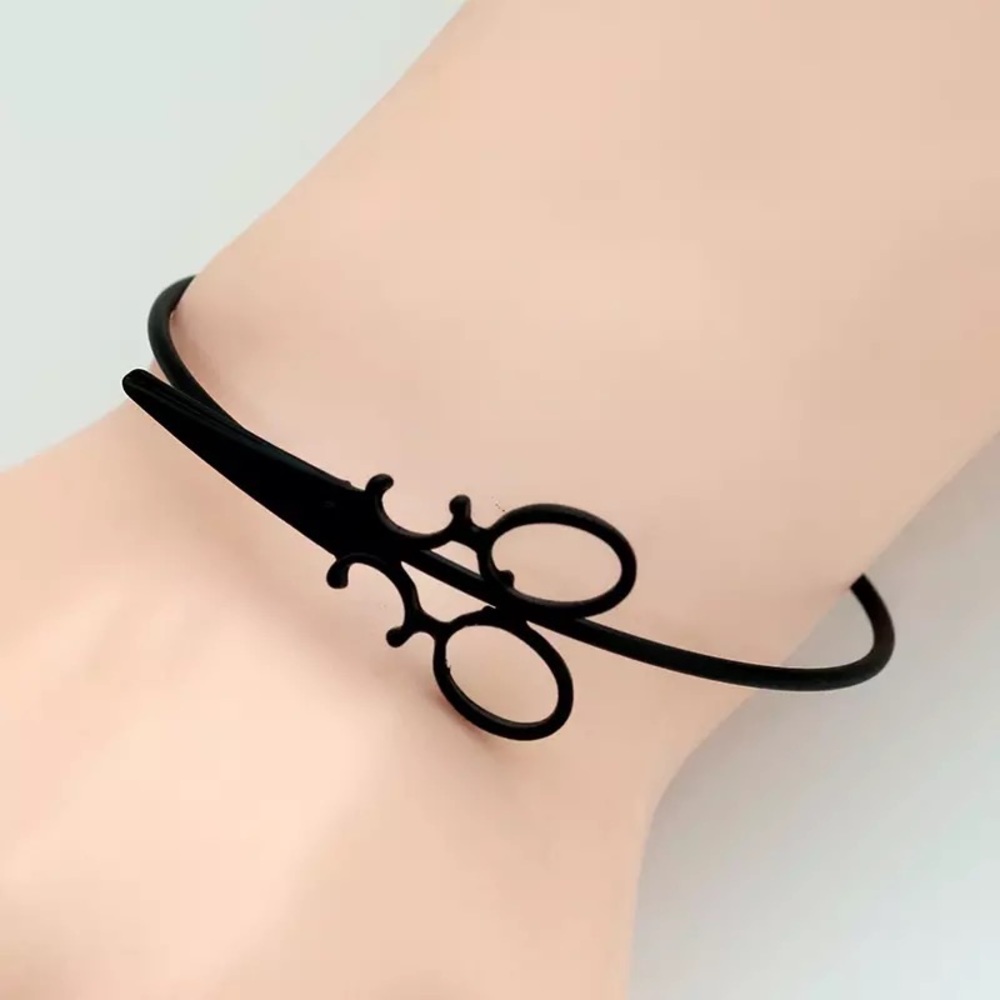 Decorative Scissor Bracelet Bangle Cuff - Picture 11 of 16